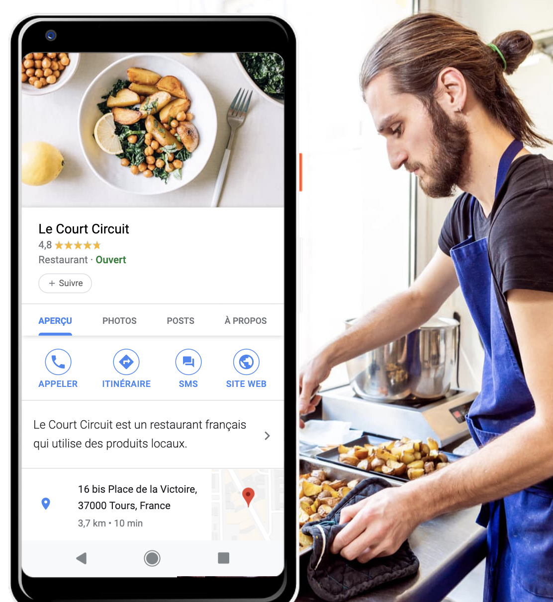 illustration de google my business